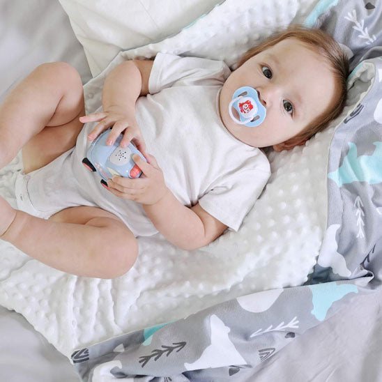 couverture bebe double face douceur premium