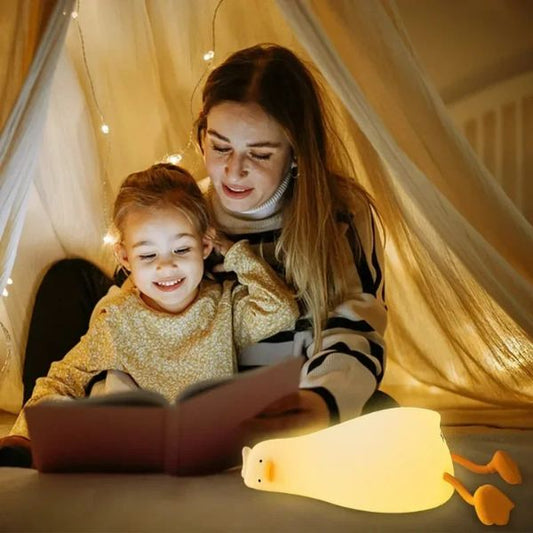 veilleuse bébé canard histoire maman